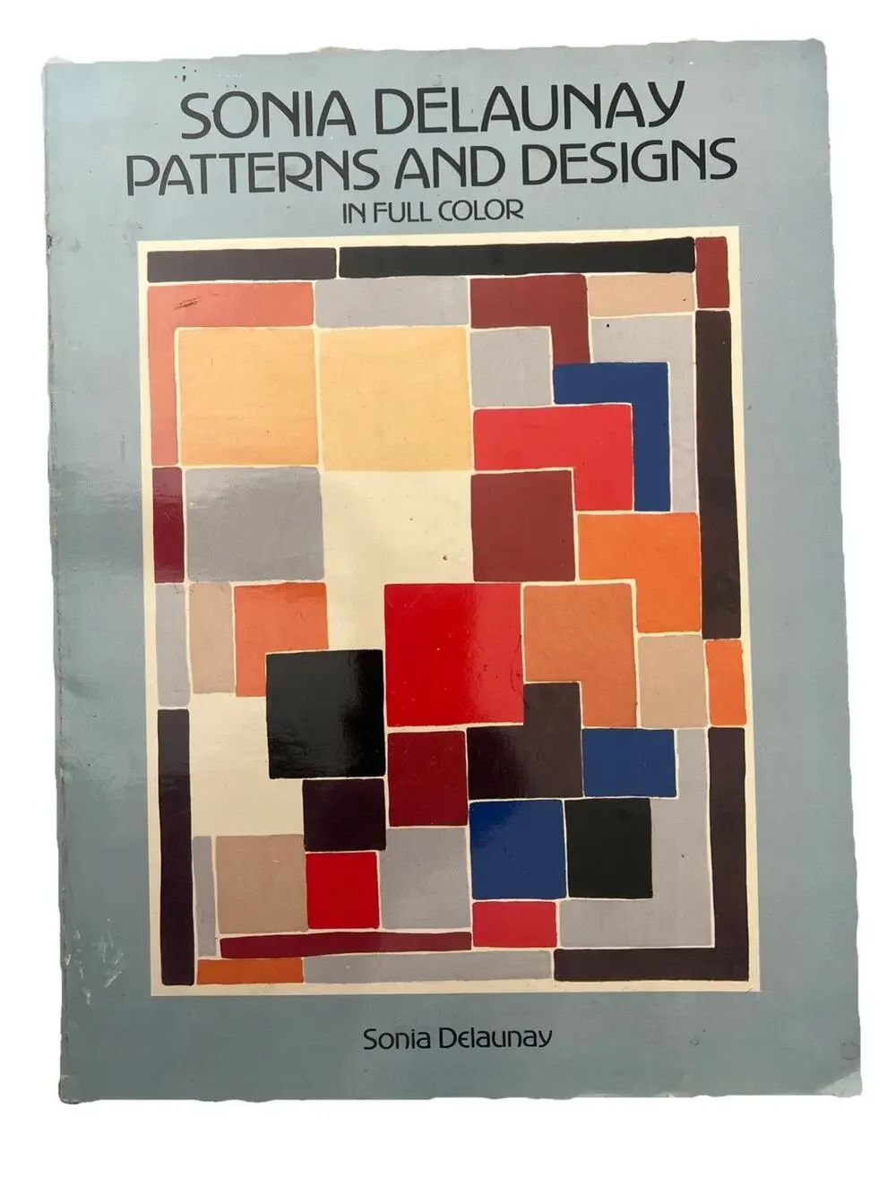 Vintage Sonia Delaunay Patterns and Designs in Full Color Softcover Book